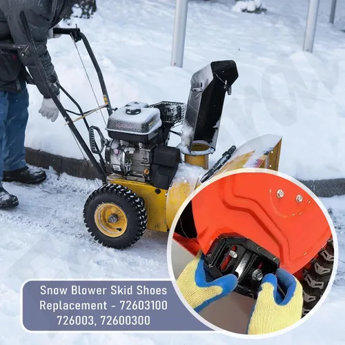Miniatura 7 de Fennoral 72603100 - Kit de zapatas de nieve compatible con soplador de nieve Ari-ens de 2 etapas 939003, 920001, 921005, 921006, 926027, reemplaza