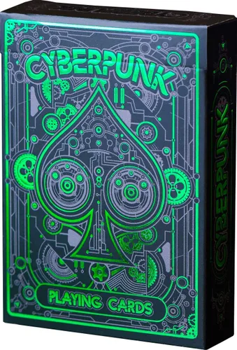 Miniatura 15 de Juego de cartas de Cyberpunk, con e-book gratuito de cartas (idioma español no garantizado), mazo de cartas prémium, cartas de póquer geniales