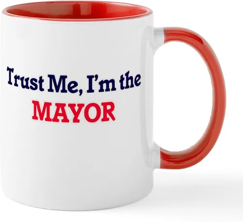 Miniatura 18 de CafePress I Love Mayor Mug Taza de café de cerámica de 11 oz (11.0 fl oz)