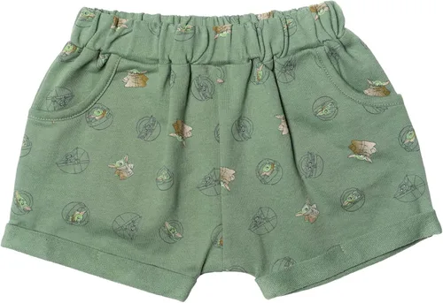Miniatura 3 de STAR WARS The Mandalorian The Child - Conjunto de camiseta y pantalones cortos de rizo francés para bebés y niños grandes