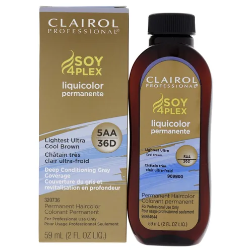 Miniatura 11 de Clairol Professional Permanent Liquicolor for Light Brown/Medium Brown Hair Color with 100% Gray Coverage Packaging May Vary