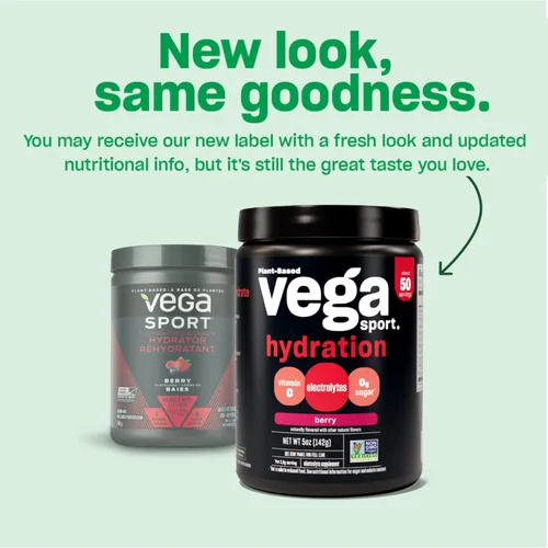 Miniatura 3 de Vega Sport Hydration - Bebida de electrolito en polvo, limonada - Bebida de recuperación después del entrenamiento para mujeres y hombres, vitamina