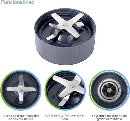 Miniatura 2 de 2 paquetes de cuchilla extractora de repuesto para licuadora NutriBullet 600w Pro 900w