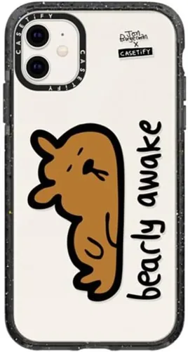Miniatura 34 de CASETiFY Impact - Funda para iPhone 11 - Flower Power Retro - Negro Transparente