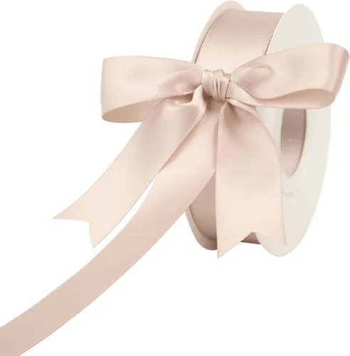 Miniatura 13 de Cinta de satén blanca de 1 pulgada de doble cara, 25 yardas para envoltura de regalos, ramo de novia, decoración de boda, decoración de fiesta