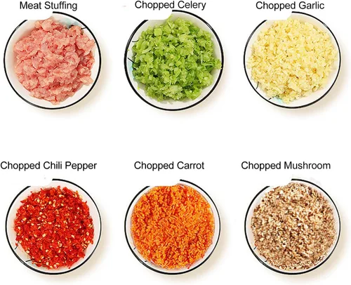Miniatura 2 de Mini procesador profesional de alimentos recargable por USB para bebé, picador de carne de ajo, chile y cebolla, fabricante portátil de alimentos