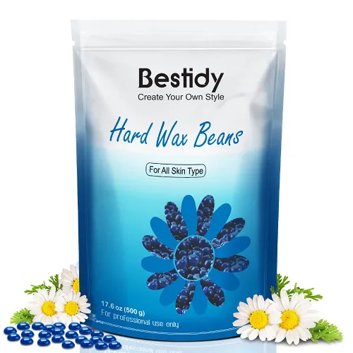 Miniatura 9 de Bestidy Perlas de cera dura para depilación – 35.27 oz de granos encerados para todas las áreas del cuerpo y bikini (verde)