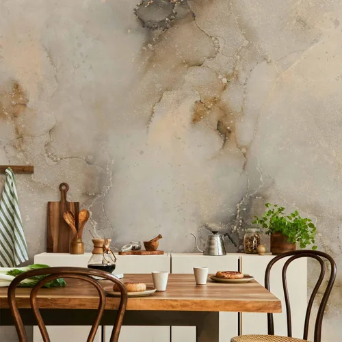 Miniatura 6 de artgeist Mural abstracto de 173 x 124 pulgadas - Papel tapiz autoadhesivo extraíble de gran tamaño para decoración de pared, diseño de impresión
