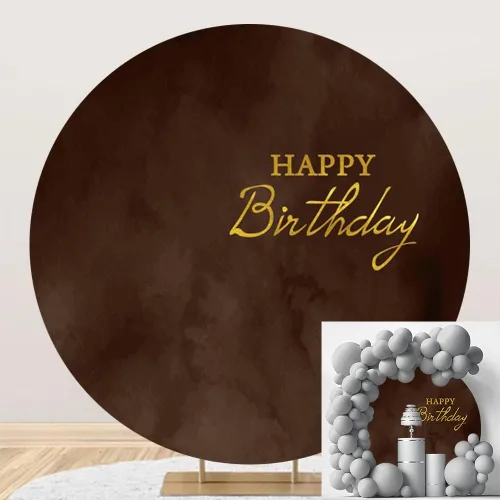 Miniatura 9 de Telón de fondo redondo de poliéster de 5 x 5 pies, fondo redondo negro para fotografía de recién nacido, baby shower, niños, primer cumpleaños