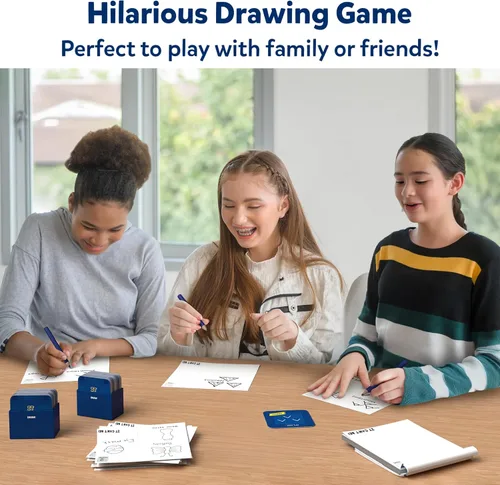 Miniatura 7 de Skillmatics Juego de cartas y mesa: no puede ser, diversión de ritmo rápido, divertido juego de dibujo, perfecto para familias, fiestas y noches