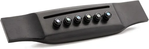 Miniatura 3 de Martin Guitar LUXE by Martin - Pasadores de puente para guitarra acústica, juego de pasadores de puente para guitarra acústica, negro brillante