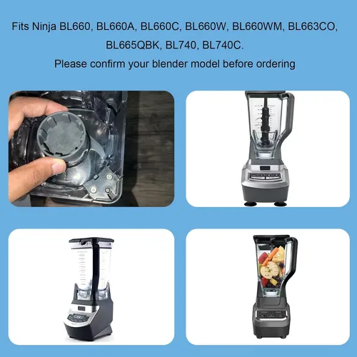 Miniatura 5 de Kit de repuesto de embrague y pasador de accionamiento de licuadora, compatible con Ninja BL660 BL740 BL663CO BL665QBK, ensamblaje del controlador