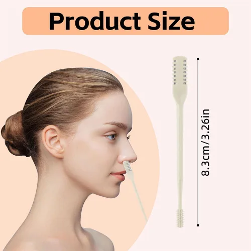 Miniatura 2 de Jiexily Cortador de Pelo Nasal 2 en 1 para Mujeres y Hombres, Nuevo 2025 Recortador de Nariz Giratorio 360° Herramienta Removedora, Cuchillo de Pelo