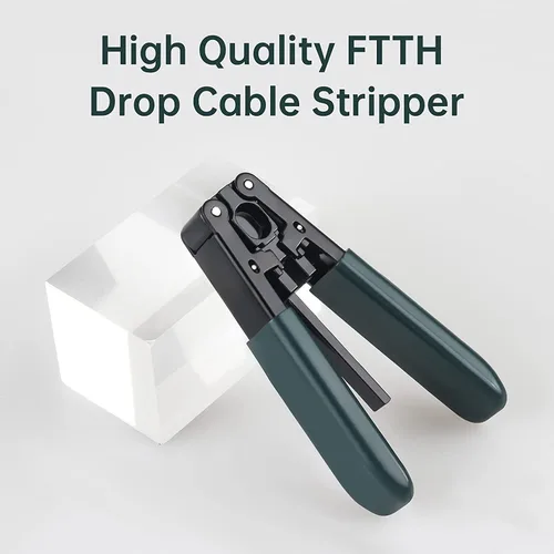 Miniatura 5 de Kit de terminación de fibra - Localizador visual de fallas de 18.6 mi, kit de herramientas de fibra óptica FTTH para ingeniería CATV, cuchilla