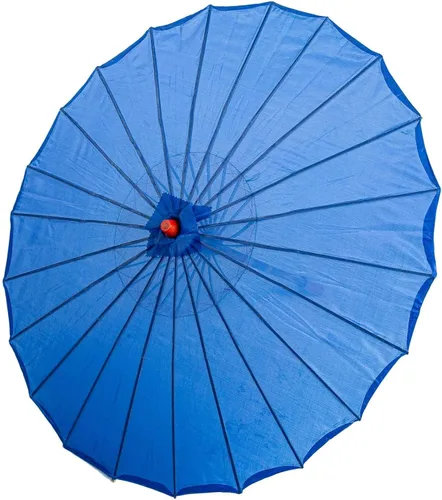 Miniatura 2 de THY COLLECTIBLES Parasol chino japonés de 22 pulgadas para bodas, fotografías, disfraces, cosplay, decoración y otros eventos, color liso