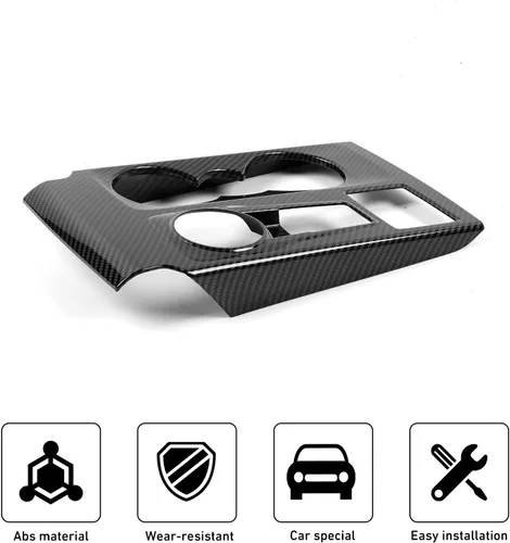 Miniatura 3 de Linskip Cubierta del Panel de Cambio de Marchas Trim Compatible con Ford Bronco Sport 2025, 2024, 2023, 2022, 2021, Cubierta Decorativa para Negro