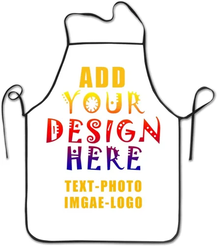 Miniatura 46 de Delantal personalizado personalizado para mujeres y hombres, delantales de cocina para cocinero, nombre personalizado, texto, logotipo, imagen