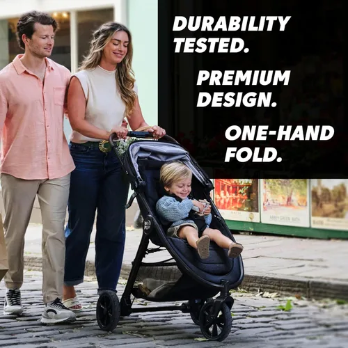 Miniatura 2 de Baby Jogger City Mini GT3 - Cochecito todo terreno con neumáticos de goma Forever Air y suspensión para todas las ruedas con hebilla magnética