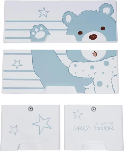 Miniatura 6 de Cómoda moderna de 6 cajones, 5 capas de plástico con cajones de almacenamiento, organizador alto con ruedas enrollables, llaves para ropa