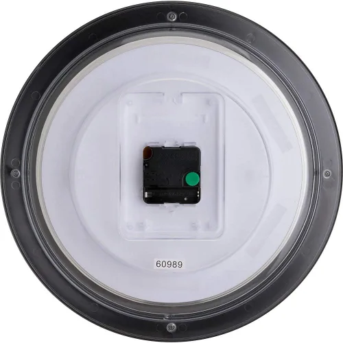 Miniatura 6 de Lorell Reloj de pared con números arábigos, 13-1/4 pulgadas, marco negro