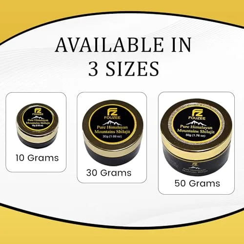 Miniatura 6 de FOUZEE Shilajit Pure Himalayan Mountains - 77% + consistencia dura auténtica de ácido fúlvico, fuente natural de ácido fúlvico, más de 85 minerales