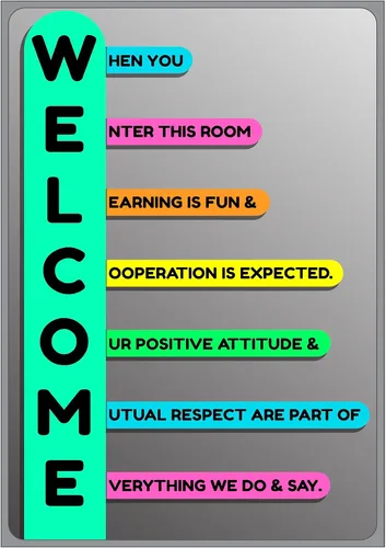 Miniatura 9 de Póster educativo de 12 x 18 pulgadas, póster inspirador y motivacional, elegante decoración de pared para el aula, mensajes inteligentes