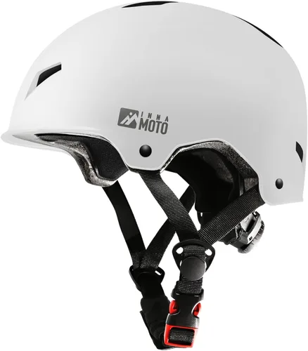 Casco de patineta para adultos - Casco de seguridad certificado ajustable para patinaje, bicicleta, monopatín, ciclismo, patinaje, patinaje, cascos