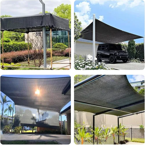 Miniatura 5 de Tela de sombra 40% para jardín, 12 x 24 pies, protección contra el calor, tela de malla transpirable para invernadero, verduras, flores en maceta