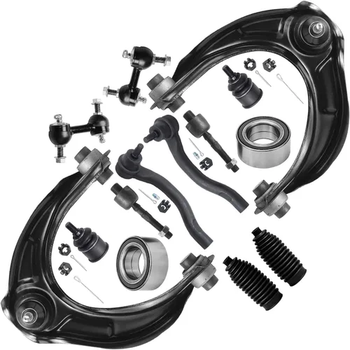 Miniatura 143 de Detroit Axle - Kit de extremo delantero RWD para Chrysler 300 Dodge Challenger Charger Upper Lower Control Arms rótulas de rodamiento de rueda Bujes