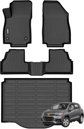 Miniatura 152 de Tapetes de piso para todo clima y forro de carga con respaldo para Chevrolet Suburban de 7 asientos 2021-2025 / GMC Yukon XL de 7 asientos
