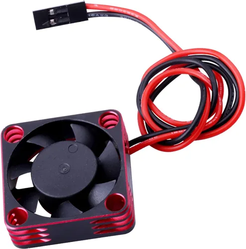 Miniatura 3 de Ventilador de enfriamiento de motor RC de 1.181 in Disipador de calor Ventilador de enfriamiento ESC de alta velocidad sin escobillas para coche RC