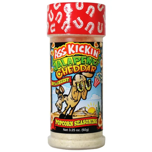 Miniatura 9 de ASS KICKIN' Condimento para palomitas de maíz Habanero – Ideal para palomitas de maíz gourmet o alitas de pollo y carne – Perfecto para rellenar