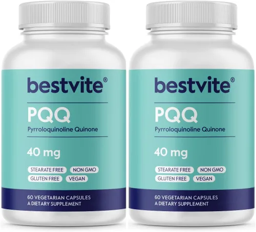Miniatura 8 de BESTVITE PQQ 40mg (Pirroloquinolina Quinona) (60 cápsulas vegetarianas) - Sin estearatos - Vegano - Sin OMG - Sin gluten