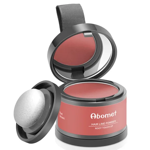 Miniatura 14 de Abomet Polvo Capilar Oculta Instantáneamente la Pérdida de Cabello, Polvo de Color de Cabello para Retoque de Raíces, Complementos Capilares