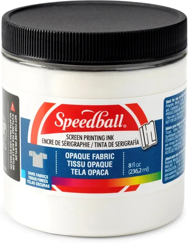 Miniatura 11 de Speedball 004802 Tinta de impresión de pantalla de tela opaca, 8 fl. oz., topacio azul