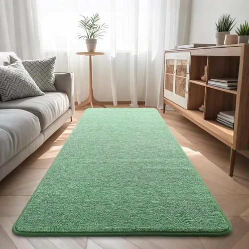 Miniatura 3 de Keeko Alfombra Suave para Pasillo, Alfombras de Pasillo de 2x8 pies para Mesita de Noche Dormitorio Sala de Estar Antideslizante Lavable Moderna