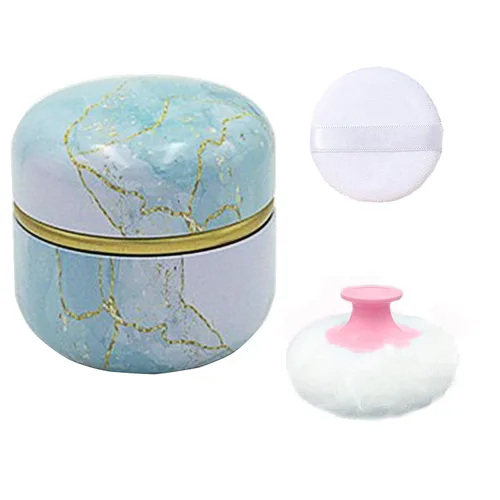 Miniatura 9 de Polvo Corporal y Contenedor para Polvo en Polvo, Polvo para Mujeres y Estuche de Polvo para Baño y Viaje (Abstracción)