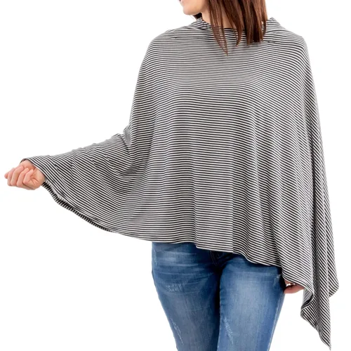 Miniatura 11 de WeeSprout Cubierta de Lactancia para Amamantar, Poncho de Lactancia Suave y Transpirable, Inserción para el Cuello para Ver sin Manos, Cubierta
