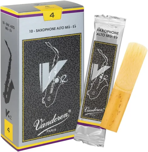 Miniatura 11 de Vandoren SR6125 Cañas de saxo alto V.12 Fuerza 2.5; caja de 10 y cañas tradicionales SR213 para saxo alto Fuerza 3; caja de 10