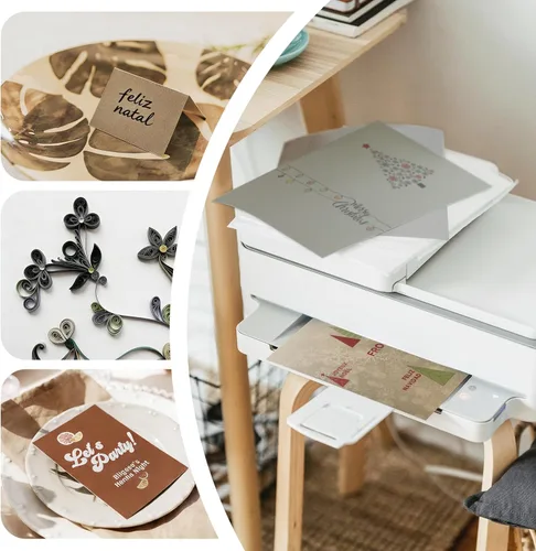Miniatura 6 de Papel de cartulina neutra de 8.5 x 11 pulgadas, cartulina de color marrón y gris, papel de 250 GSM, 92 libras, papel de impresora para manualidades