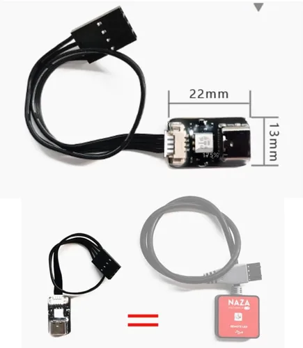 Miniatura 3 de QWinOut Tablero de ajuste de parámetros LED RC Drone o módulo de alimentación 2-6S para compatible con control de vuelo fantasma de la serie NAZA