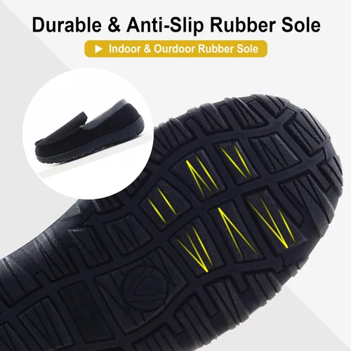 Miniatura 5 de Pantuflas para hombre para interiores y exteriores, zapatillas de casa cómodas