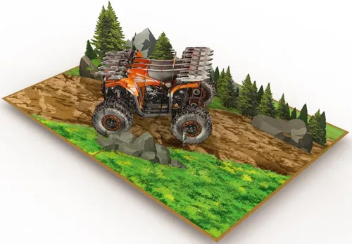 Miniatura 7 de PopLife Tarjeta desplegable 3D de ATV Quad Bike – Cumpleaños, Día del Padre, graduación, aniversario, jubilación, felicitaciones – Tarjeta