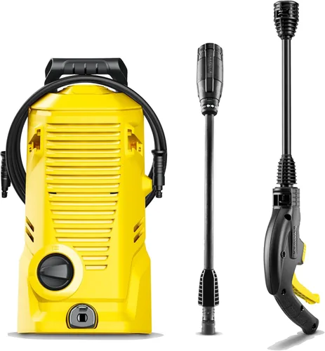 Kärcher Hidrolavadora K 1, Máx 1.45 GPM, 1700 PSI, Pistola Rociadora de Gatillo y Lanza de Pulverización Vario Power - para Autos, Bicicletas,