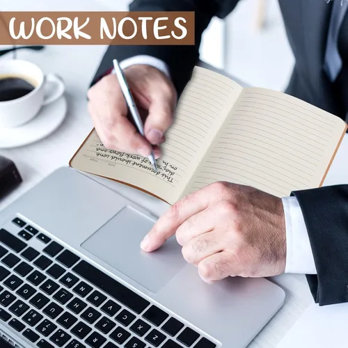 Miniatura 6 de Epakh 48 cuadernos de papel kraft A5 para el regreso a clases, a granel, con forro en blanco, cuaderno de bocetos opcional, diario de viaje