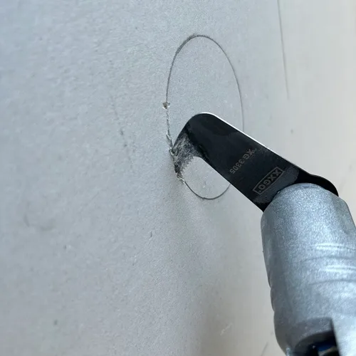 Miniatura 7 de XXGO Hojas de sierra para paneles de yeso para herramientas multiusos, herramienta multiusos oscilante, hojas de sierra para paneles de yeso
