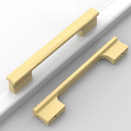 Miniatura 48 de Paquete de 12 tiradores para gabinete de 4 pulgadas (102mm) de níquel satinado cepillado, accesorios para gabinetes de cocina, cajones, cómodas