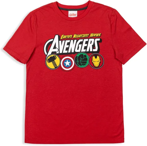 Miniatura 5 de Marvel Paquete de 3 camisetas gráficas de Avengers Captain America Spider-Man, Negro
