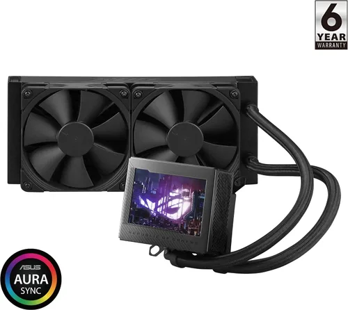 Miniatura 8 de ASUS ROG Ryujin III 240 - Enfriador líquido todo en uno para CPU con radiador de 240mm. Bomba Asetek de 8ª generación, 2 ventiladores Noctua