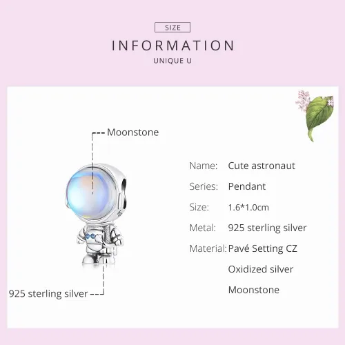 Miniatura 4 de MOWIMO Abalorios de amor de arco iris con diseño de corazón espacial de astroaní para pulsera de plata de ley 925 con diseño de ojo de la suerte
